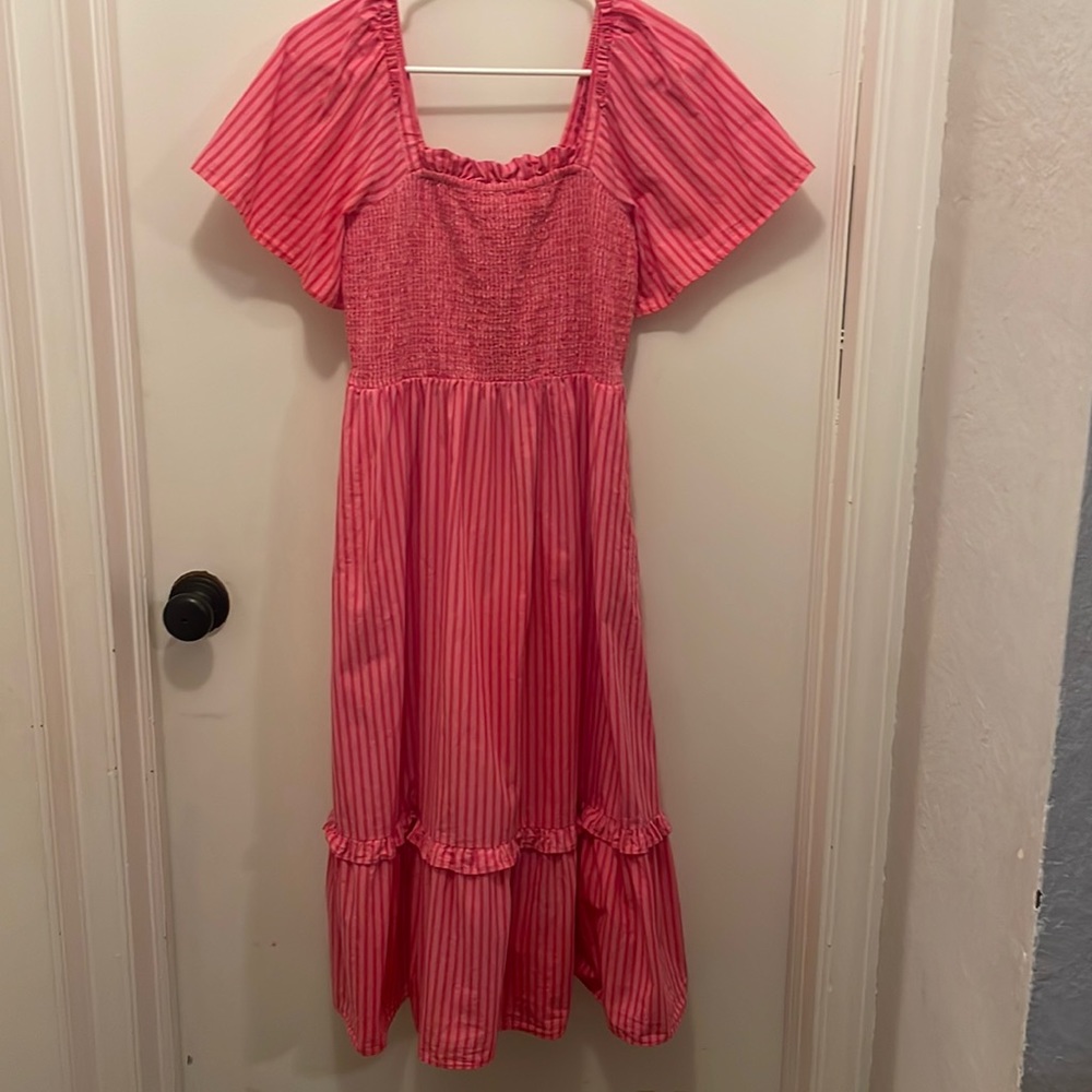 Draper James (Reese Witherspoon’s line) Final Sale online Pink on Pink Dress!